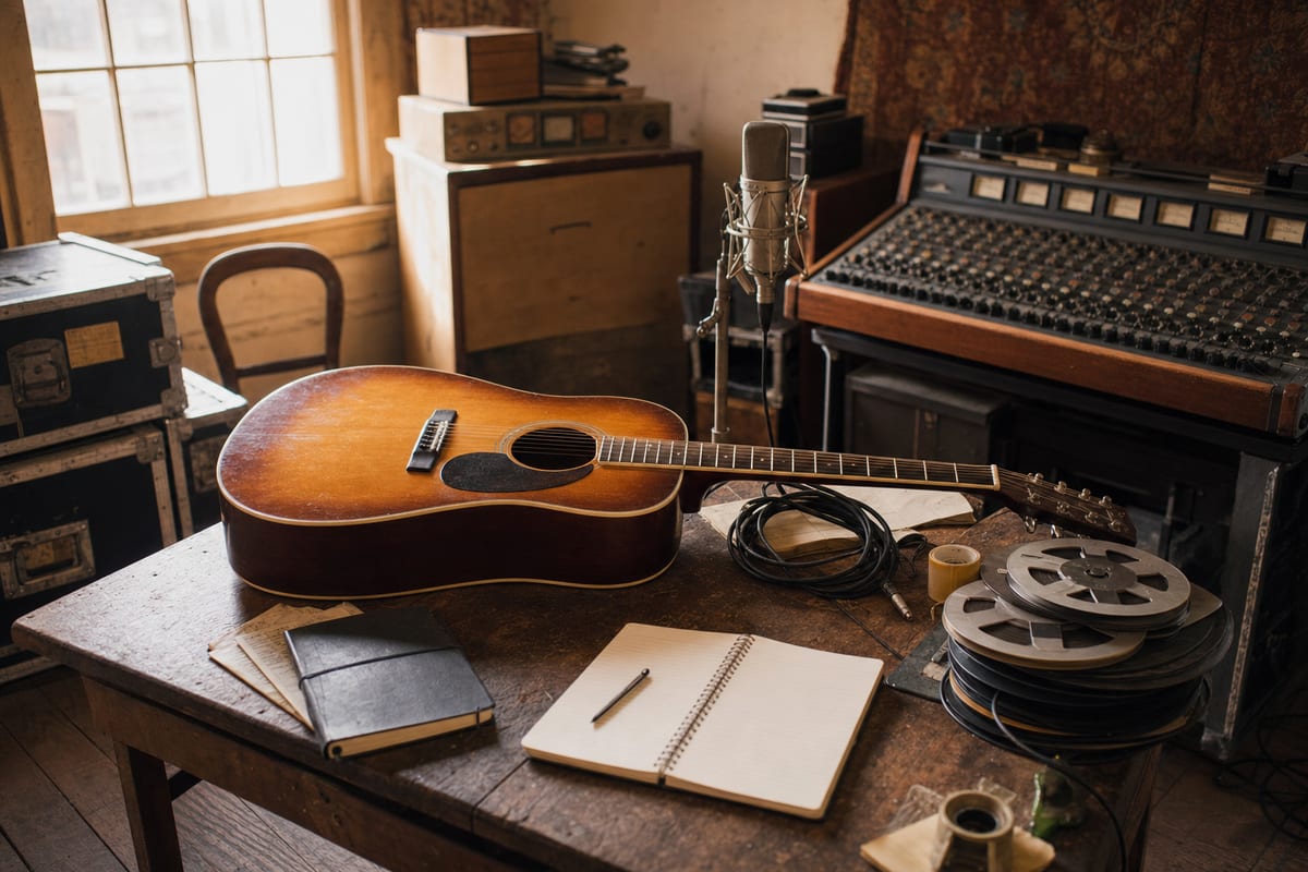 Bass Guitar Recording in the Live Country Roots Session