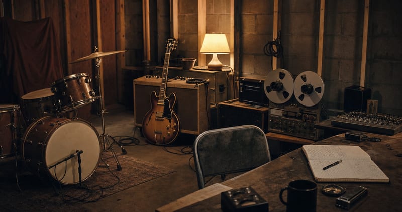 Editorial archive image illustrating The Record Company and the Blues-Rock Indie Band That Made Lo-Fi a Choice Not a Constraint.